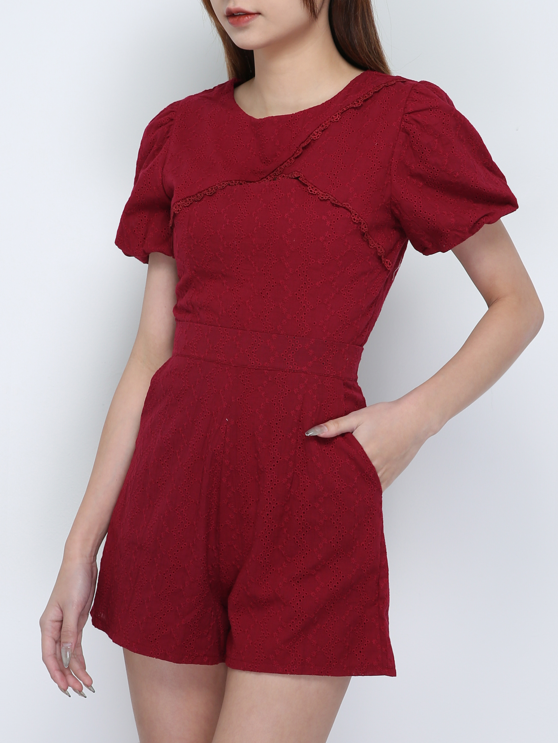 Cheongsam Style Wrap With Front Hole Dress 18574