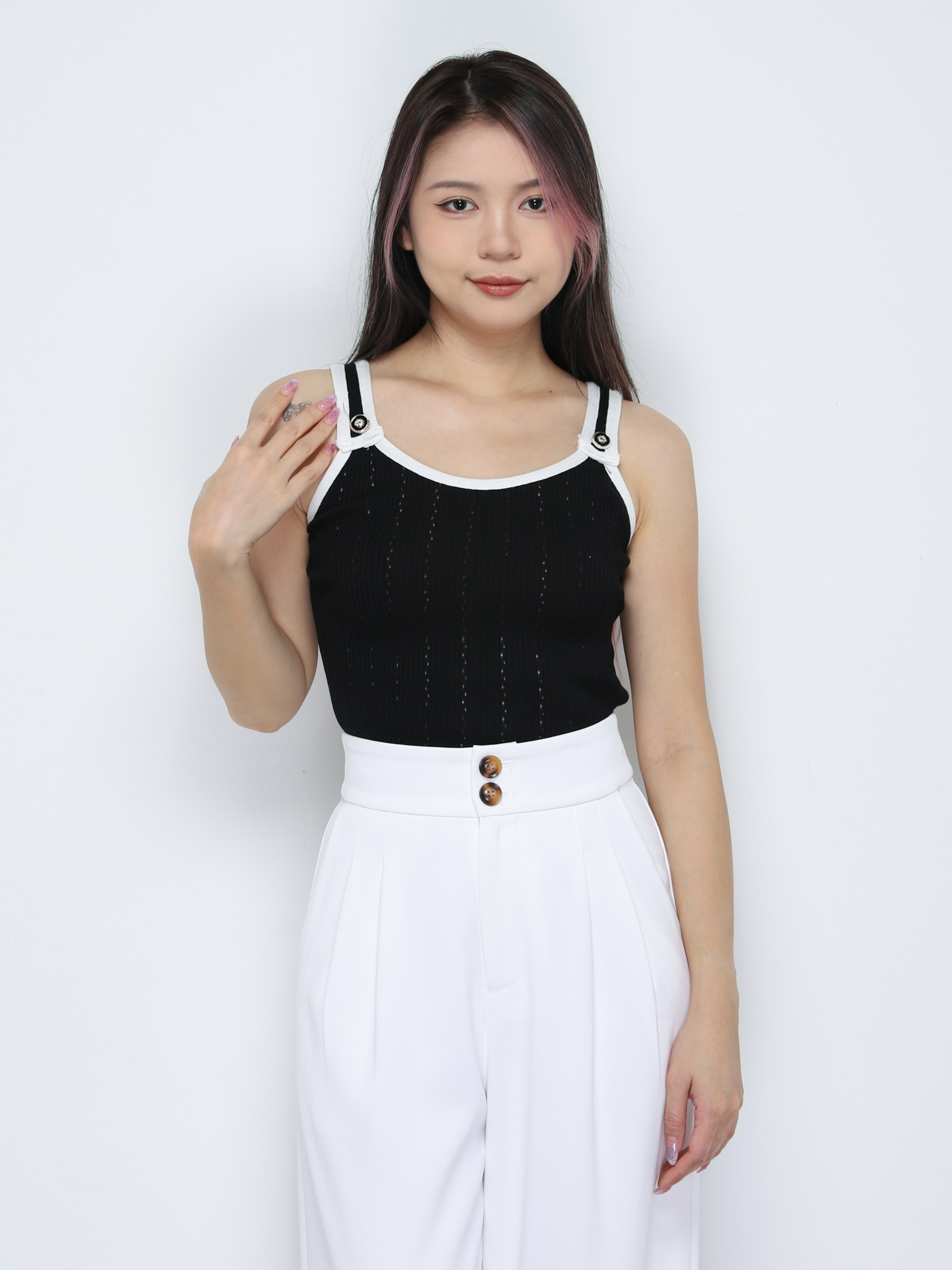 Knitted Sleeveless Top 34202