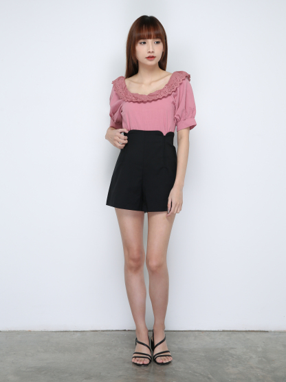 Off Shoulder Ruffles Top 18676