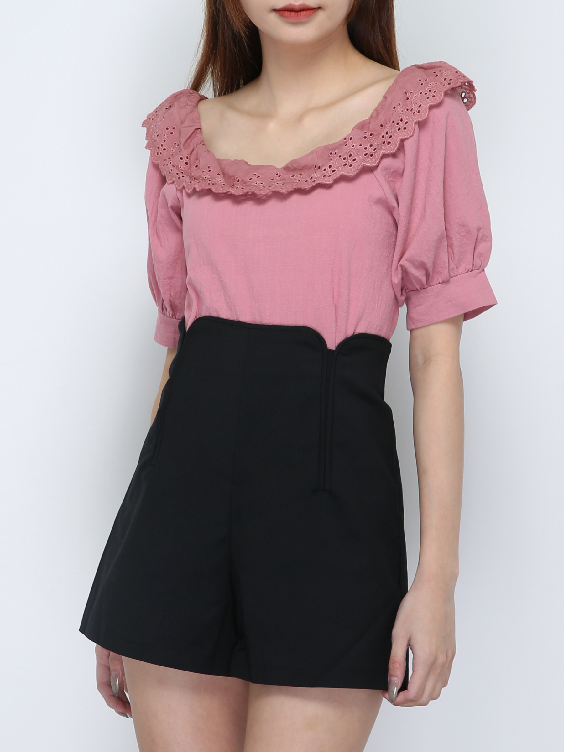 Off Shoulder Ruffles Top 18676