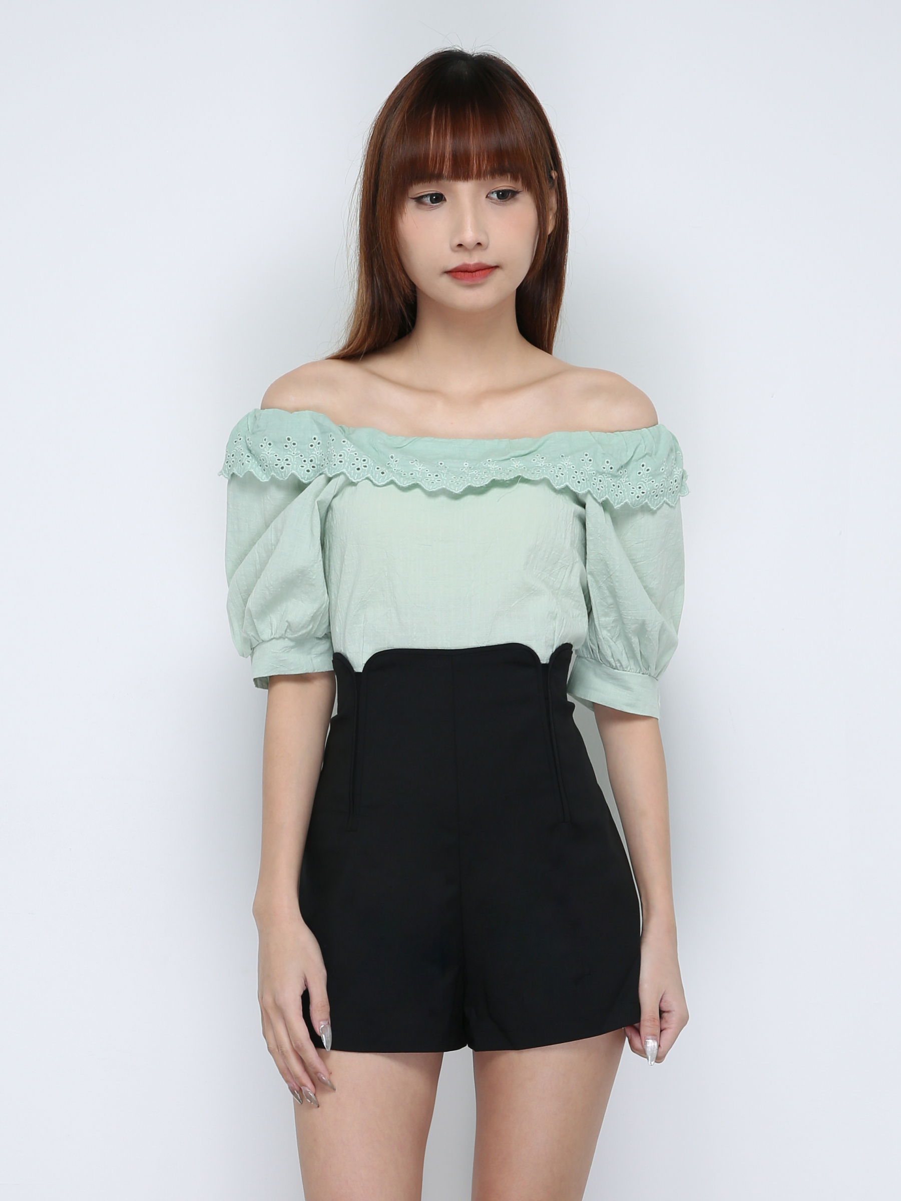 Off Shoulder Ruffles Top 18676
