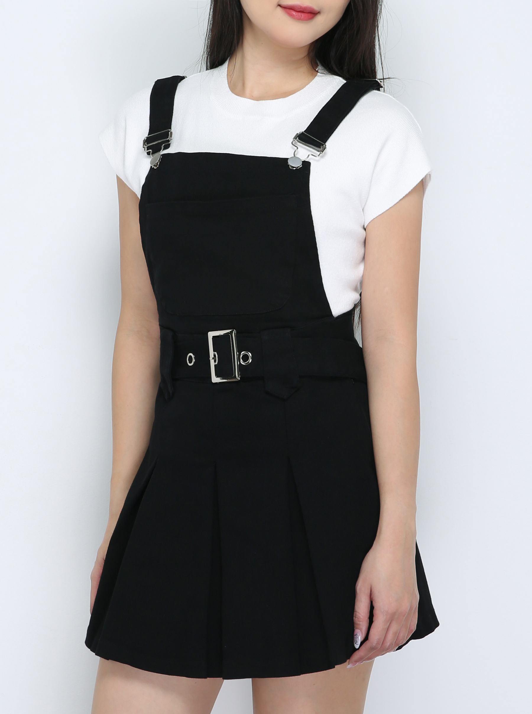 Pleated Woth Belt Jumpsuit 33628