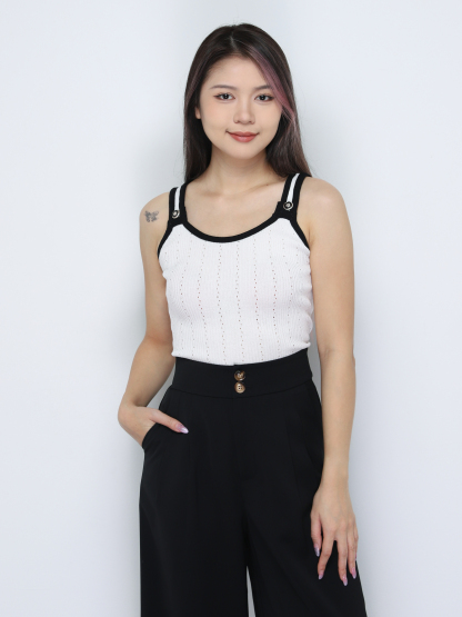 Knitted Sleeveless Top 34202
