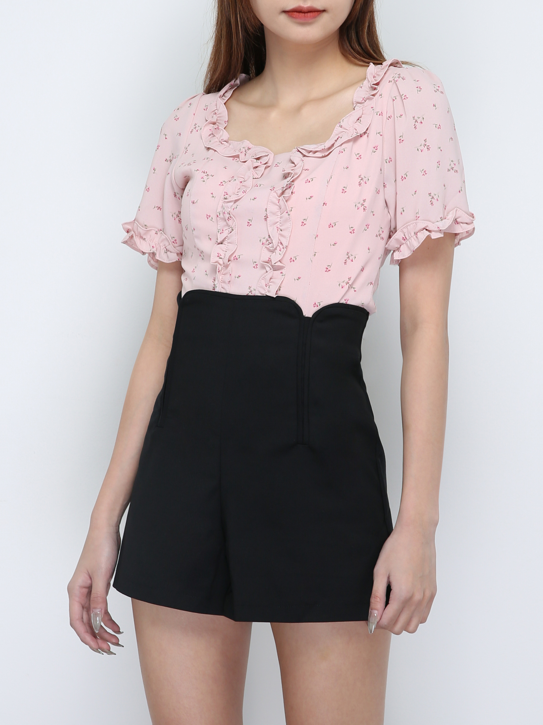 Floral Ruffles Top 18661