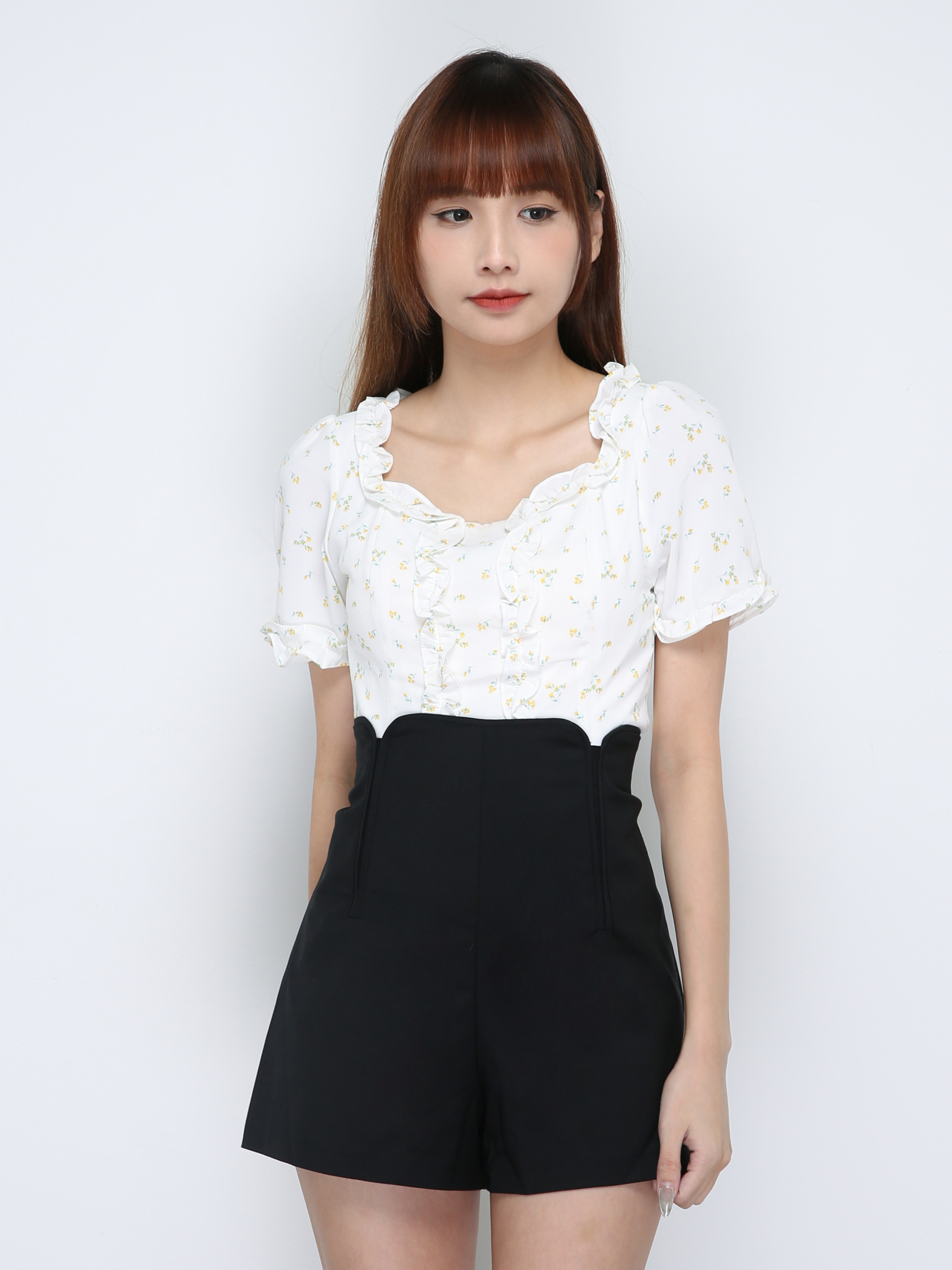Floral Ruffles Top 18661