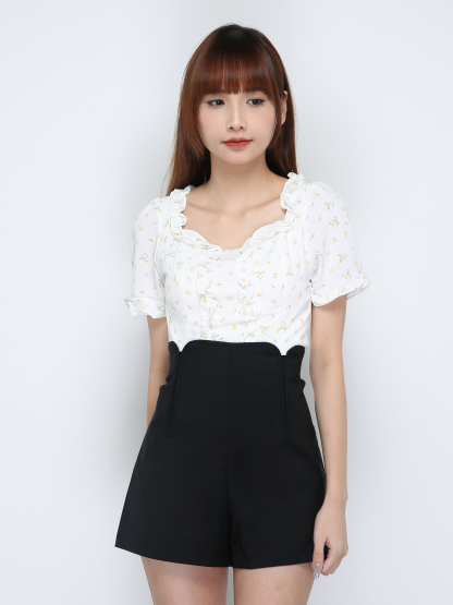 Floral Ruffles Top 18661