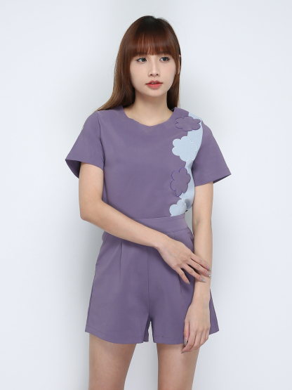 Two Tone Flower Set 18674