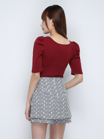 Eyelet Flower Skirt Pants 18680