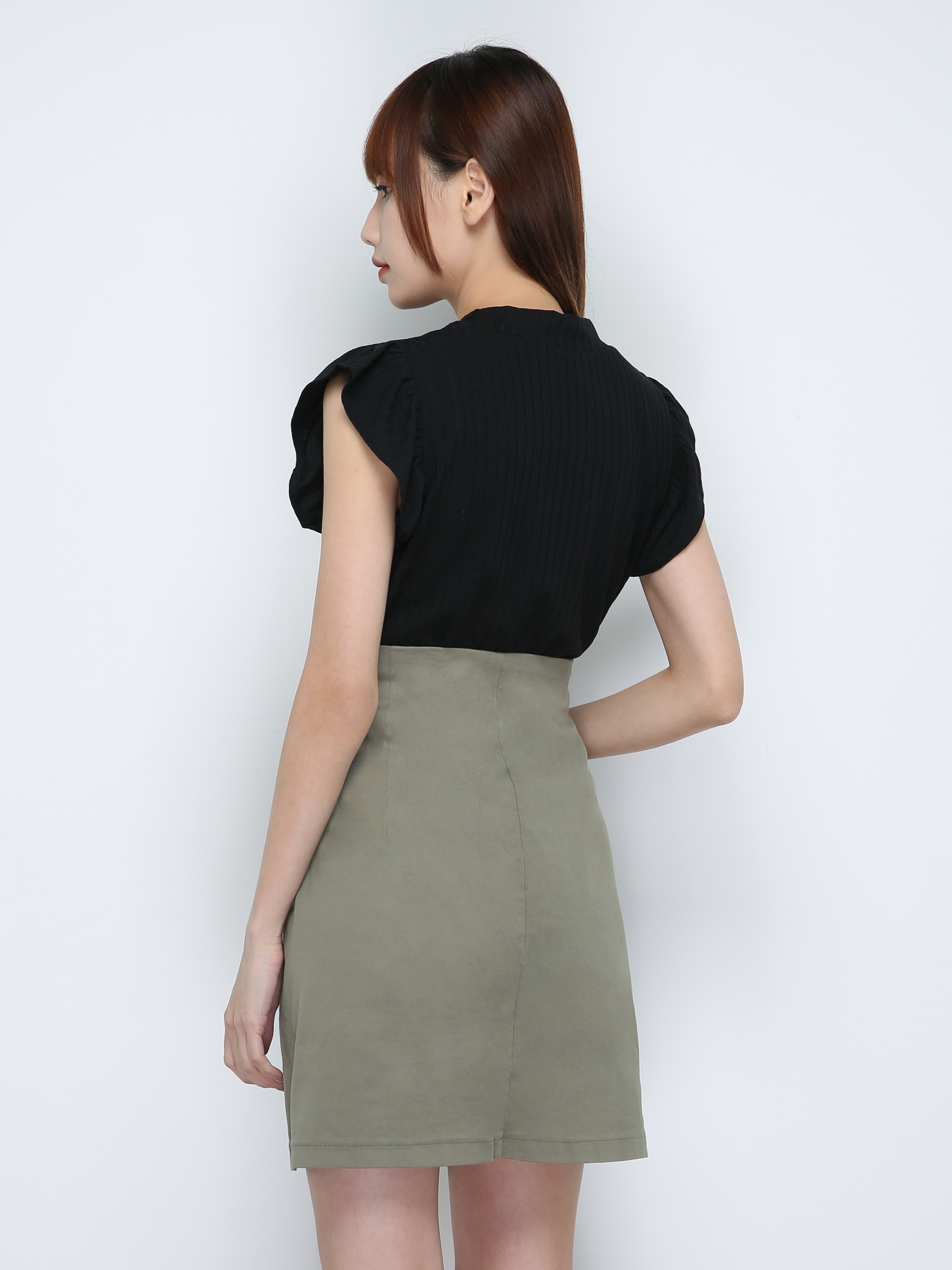 Knitted Butterfly Sleeve Top 18632