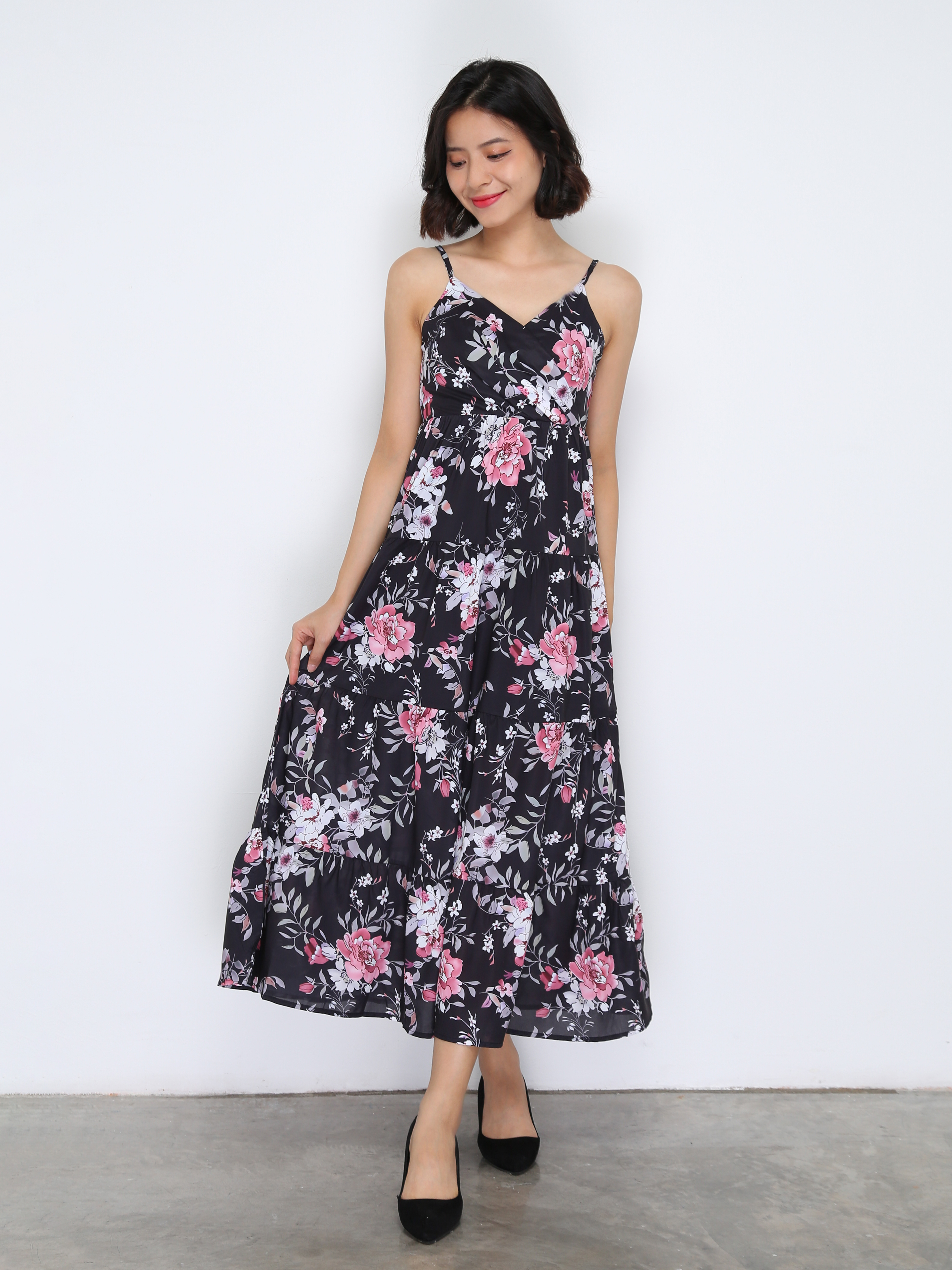 Sleeveless Floral Dress 33595