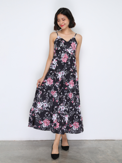 Sleeveless Floral Dress 33595