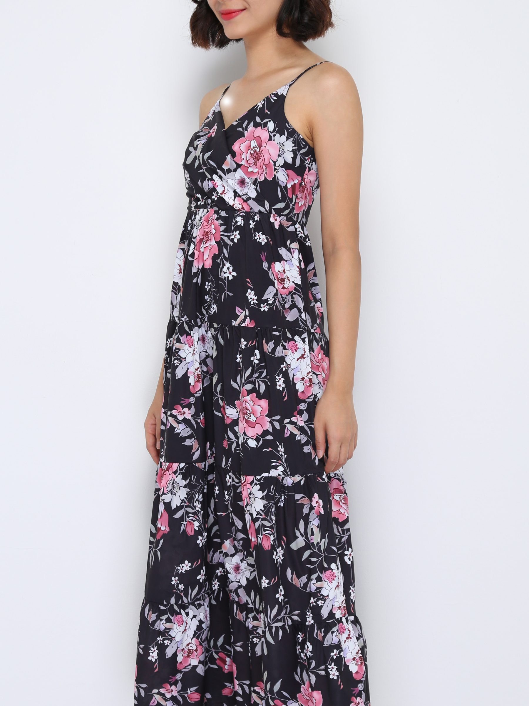 Sleeveless Floral Dress 33595