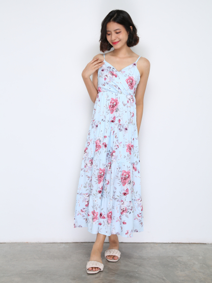 Sleeveless Floral Dress 33595