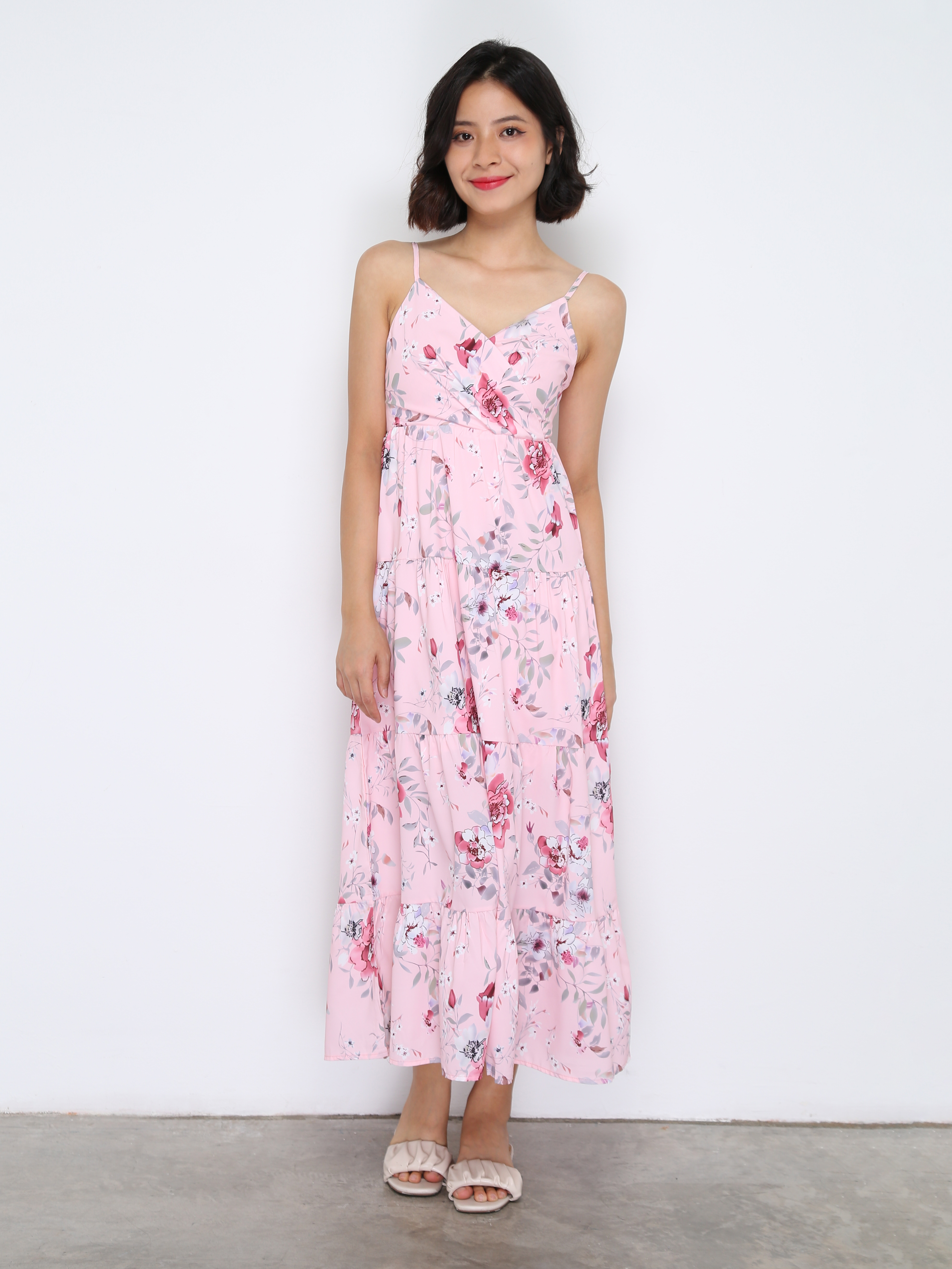 Sleeveless Floral Dress 33595