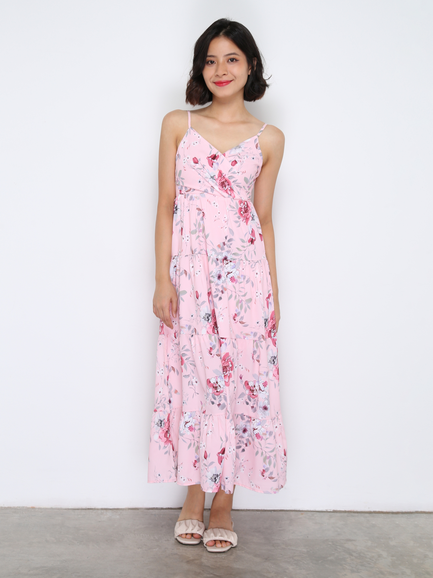 Sleeveless Floral Dress 33595