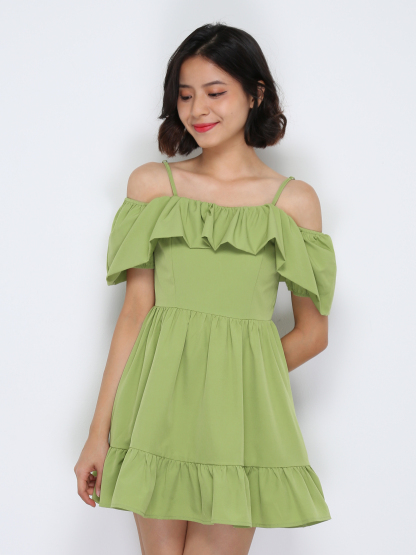Off Shoulder With Strap Dress 33600