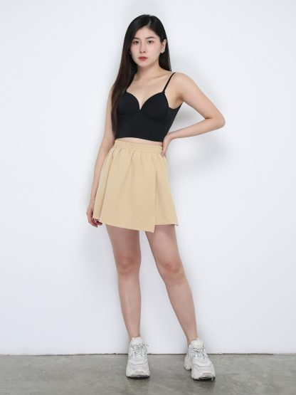 With Belt Skirt Pants 33656