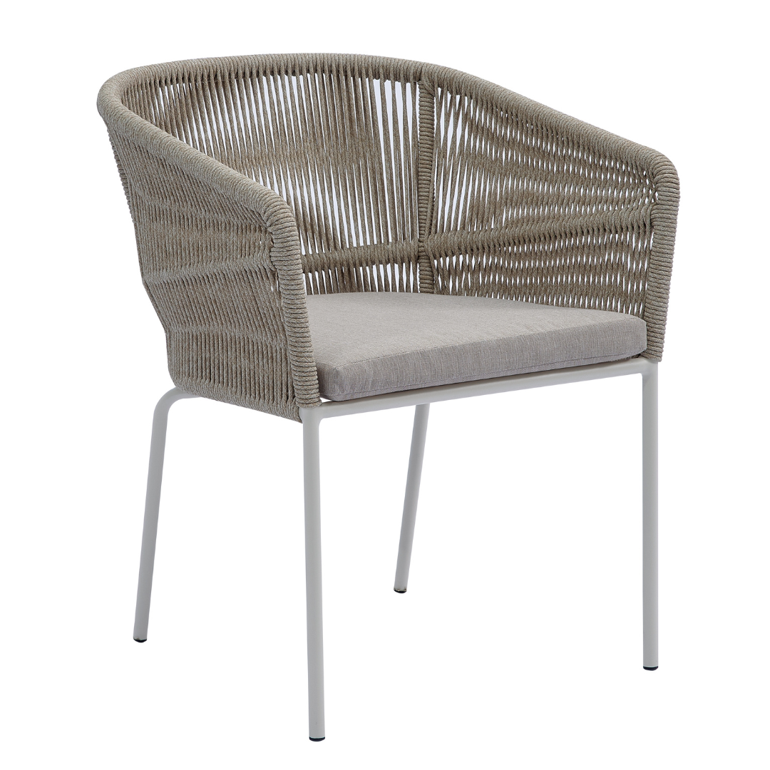 TR10007 4 seater CURVE stackable Outdoor Set