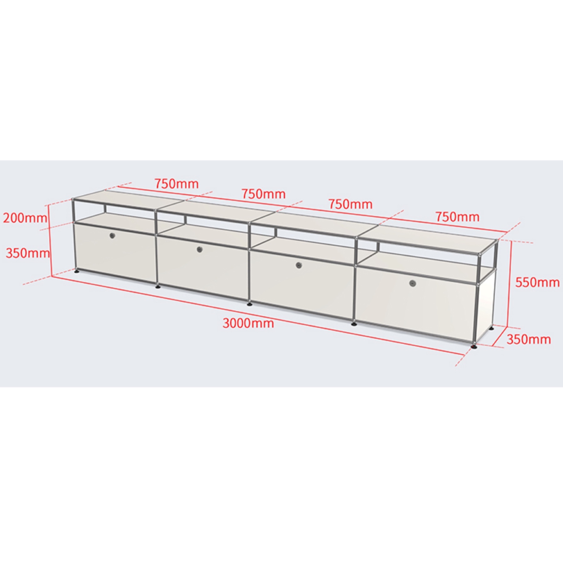 TR60023 USM Style Cabinet 