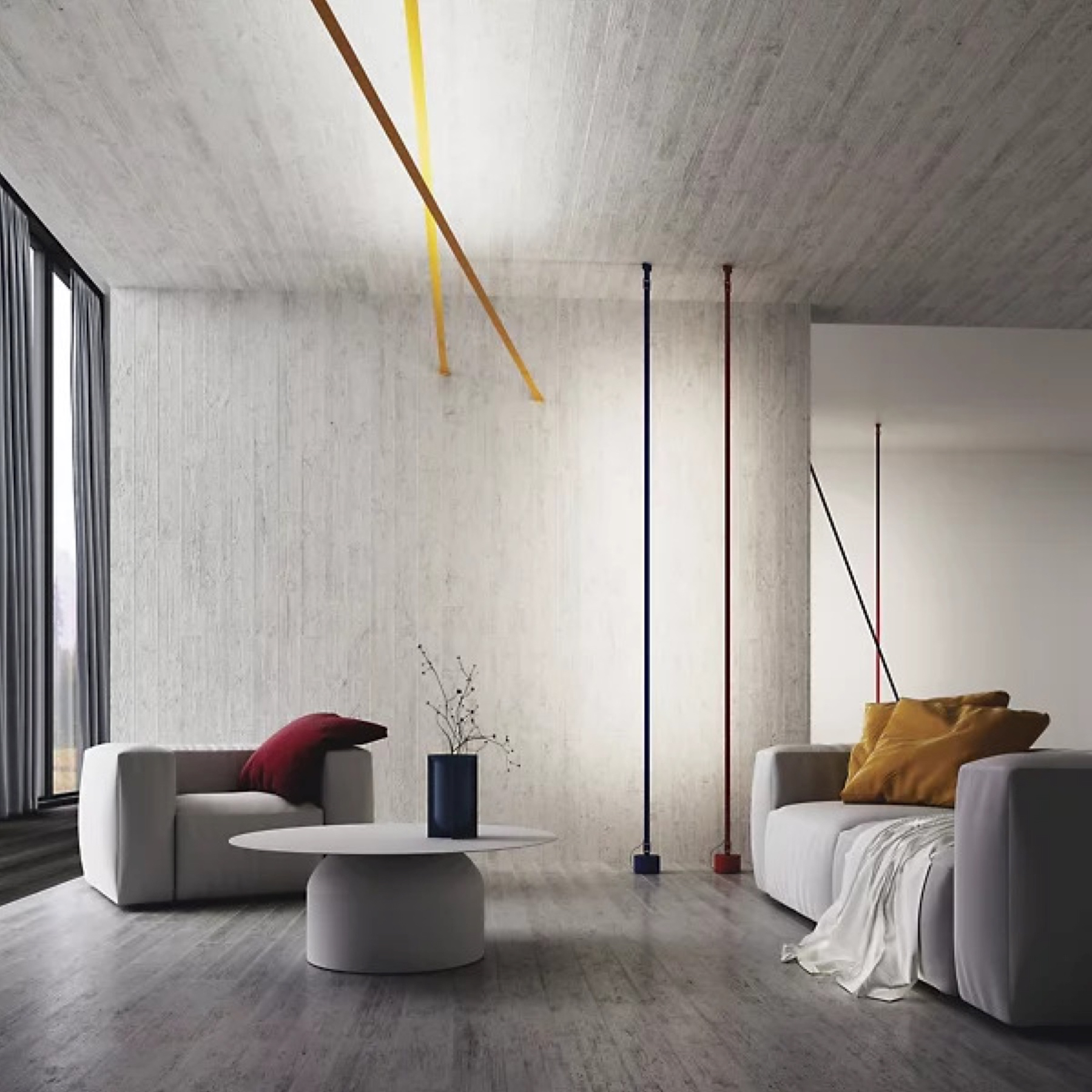 TR80280F Elastica style Floor Lamp