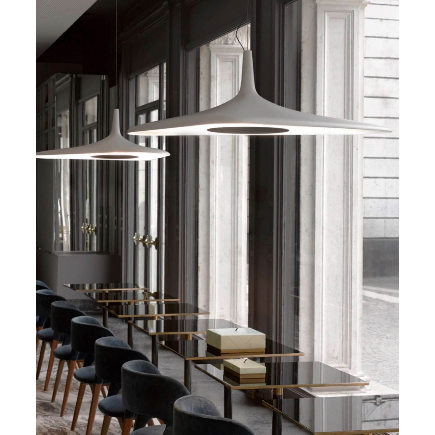 TR80299 Soleil Noir Luceplan Style Pendant Lamp