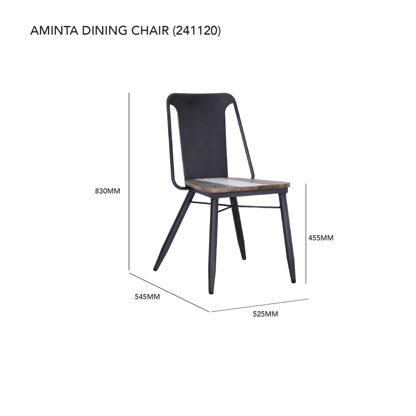 AMICE DINING CHAIR 820/1800