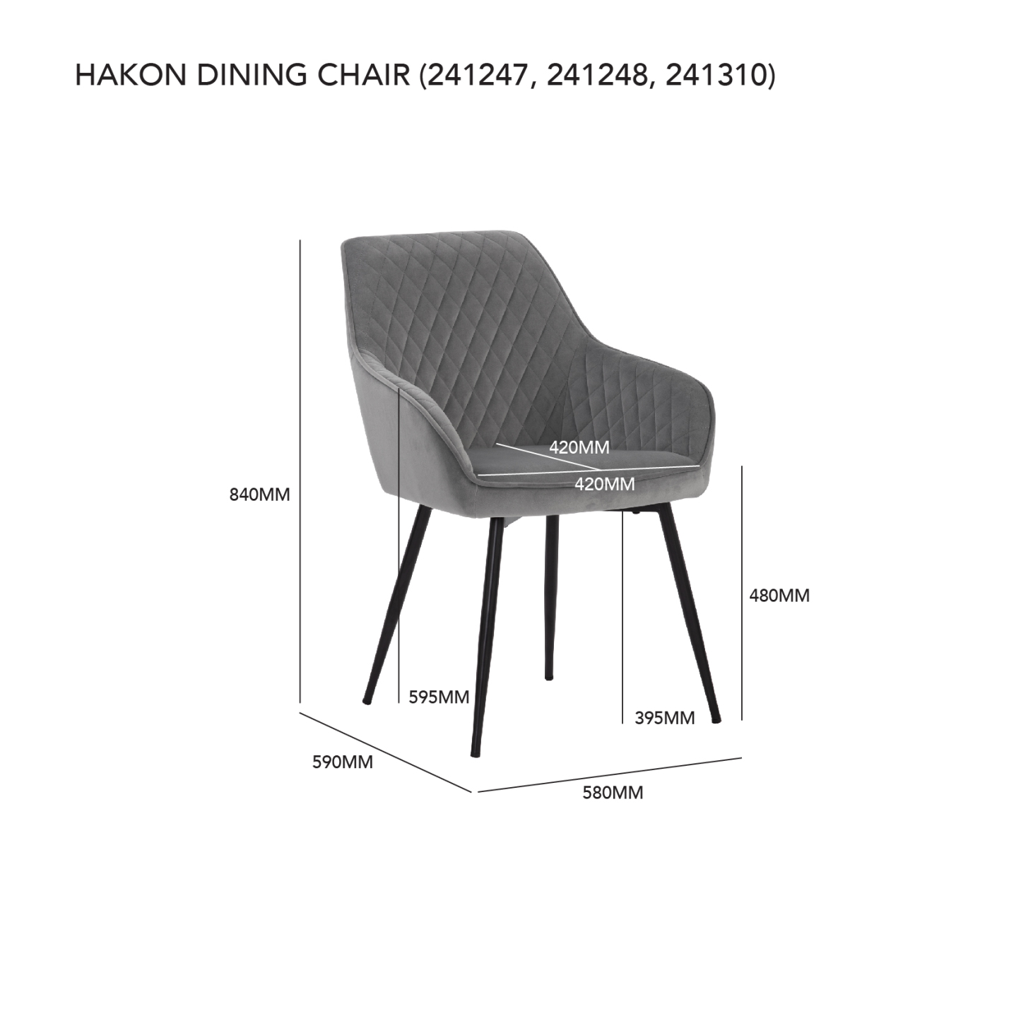 HAKO DINING CHAIR 802/3606