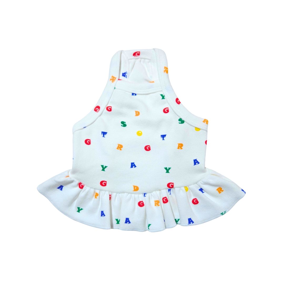 Alphabet Tank Dress