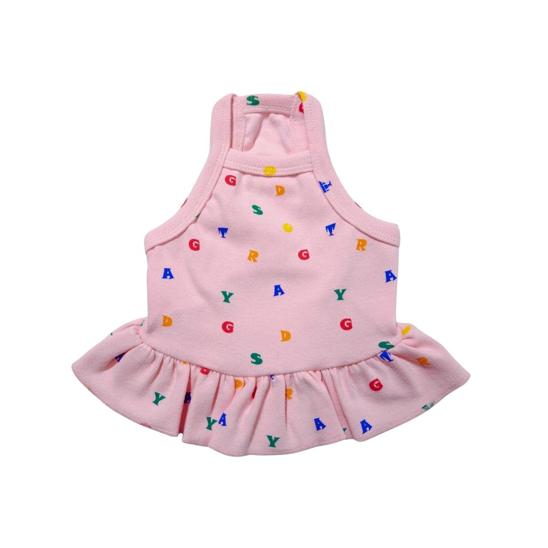 Alphabet Tank Dress