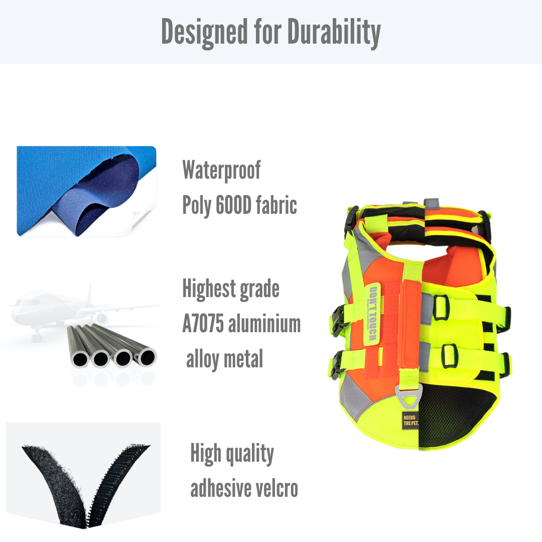 INTERLAKEN Dog Life Jacket durability features