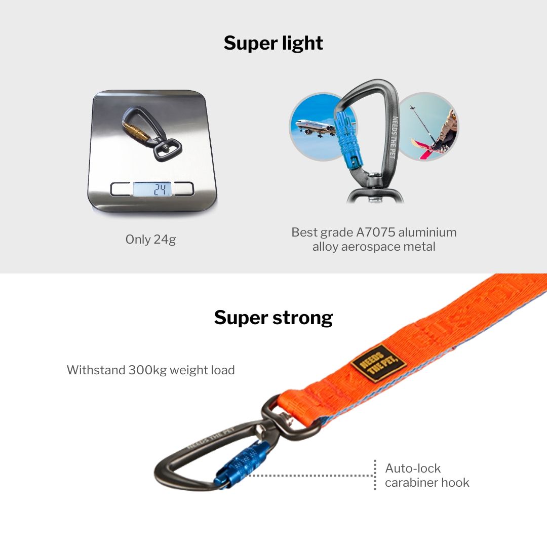 INTERLAKEN Handsfree Grip Leash 2.0m