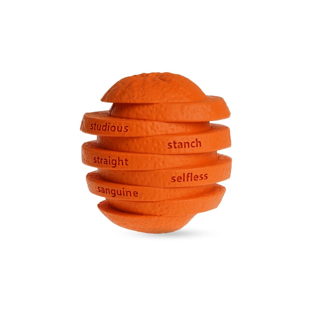 Orange Chew Toy | Treats Dispenser