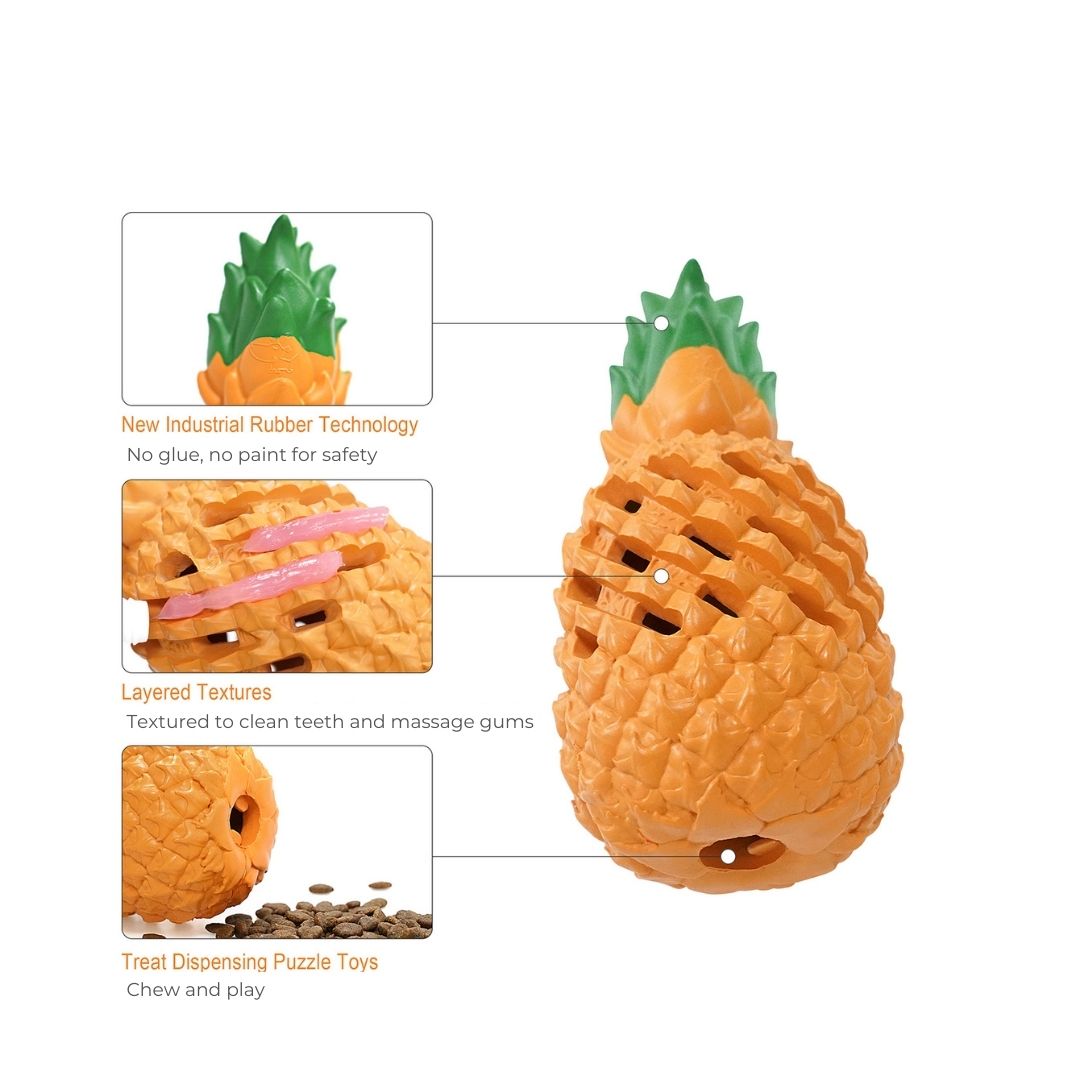 Pineapple Chew Toy | Treats Dispenser