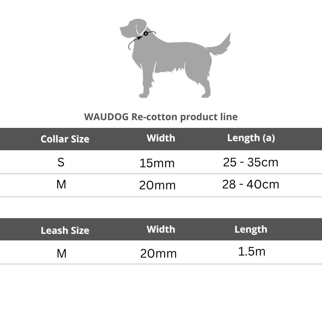 WAUDOG Re-cotton Collar | Free ID Pet Tag
