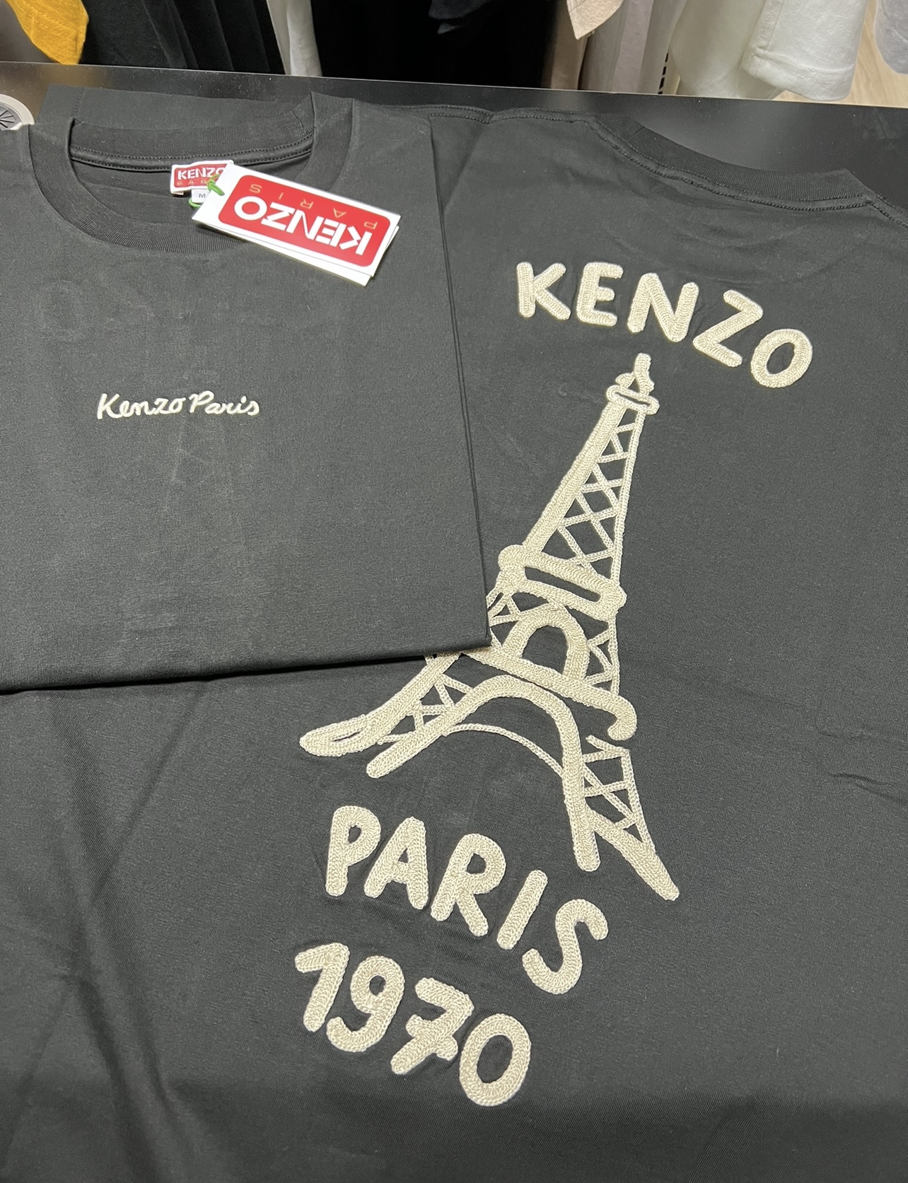 Kenzo Paris Eiffel Tower Tee (Black)