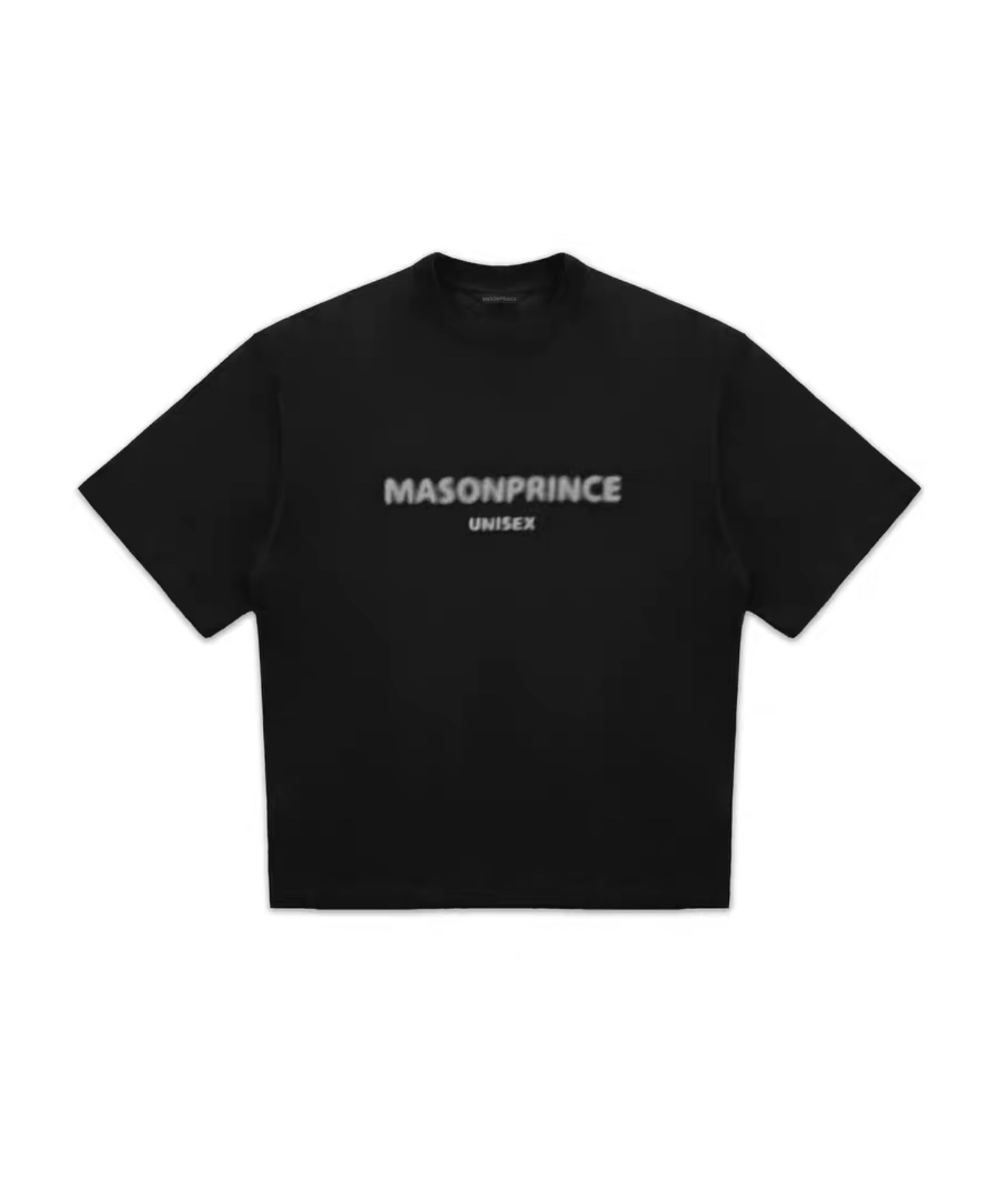 MASONPRINCE Rubber Logo Tee Black