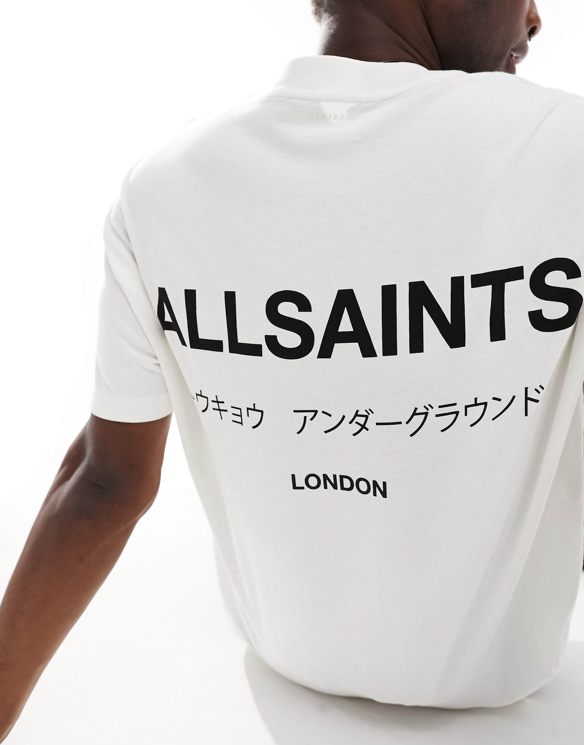 ALLSAINTS Underground Oversized Tee White