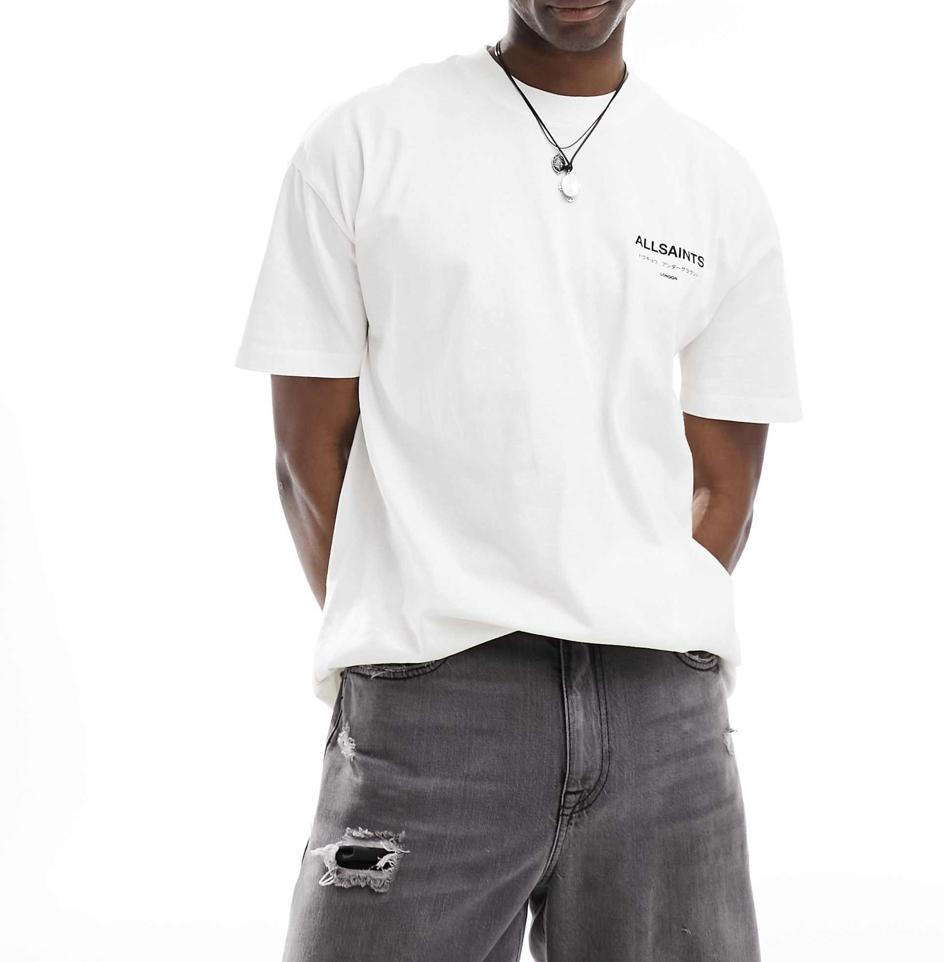 ALLSAINTS Underground Oversized Tee White