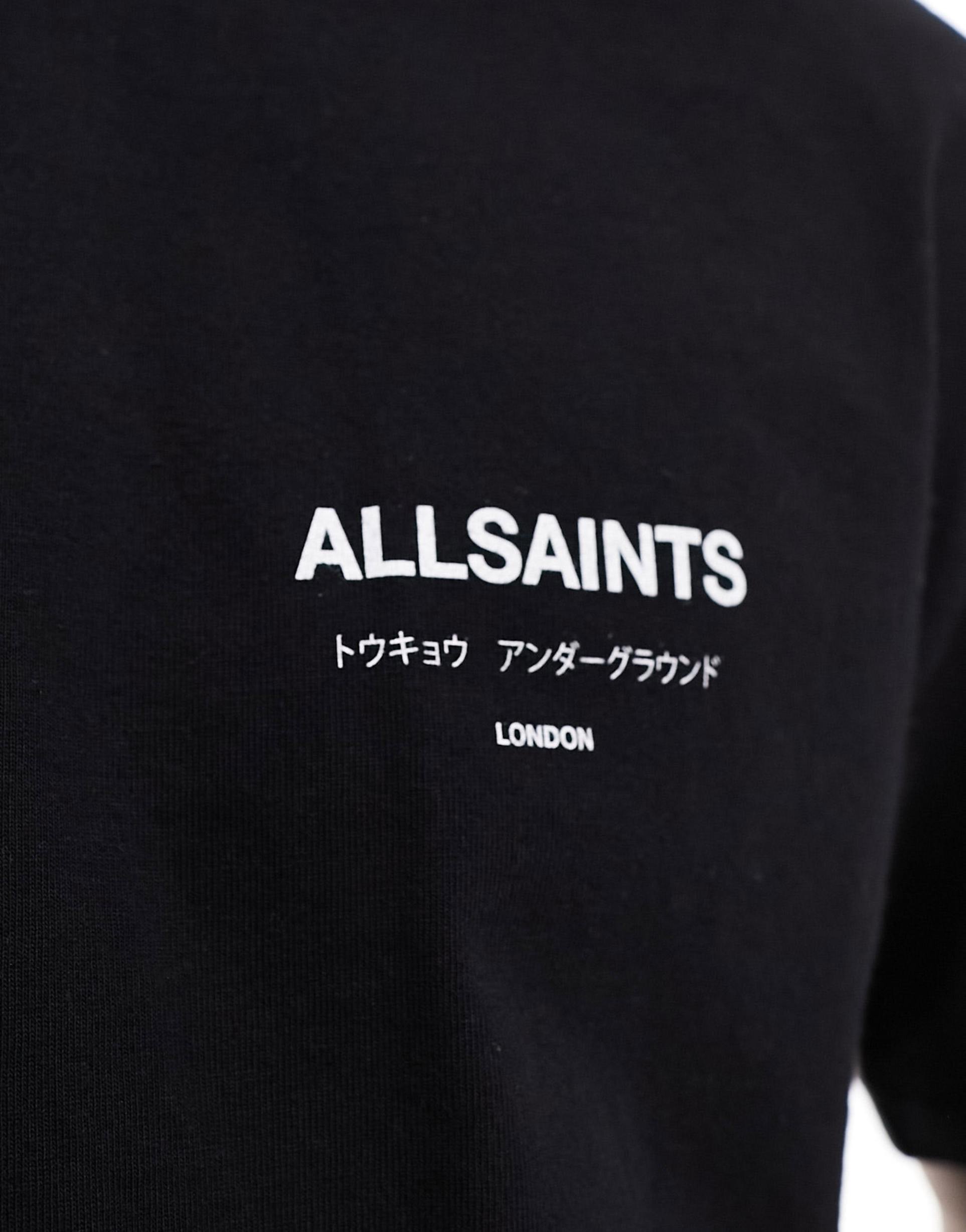 ALLSAINTS Underground Oversized Tee Black