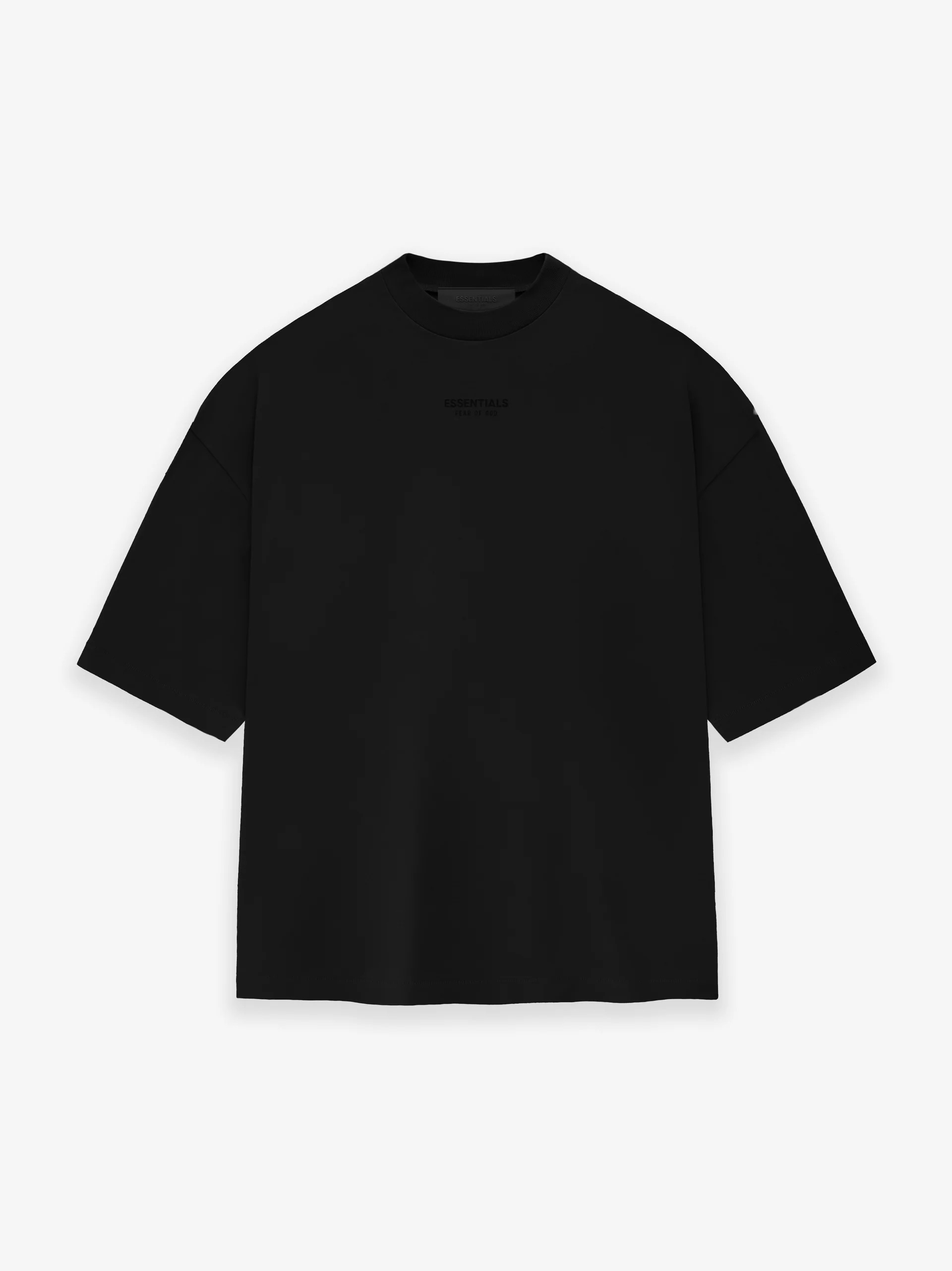 ★23SS The Black Collection★Fear Of God Essentials Tee Fear of God Essentials FW23 Tee (Jet Black)