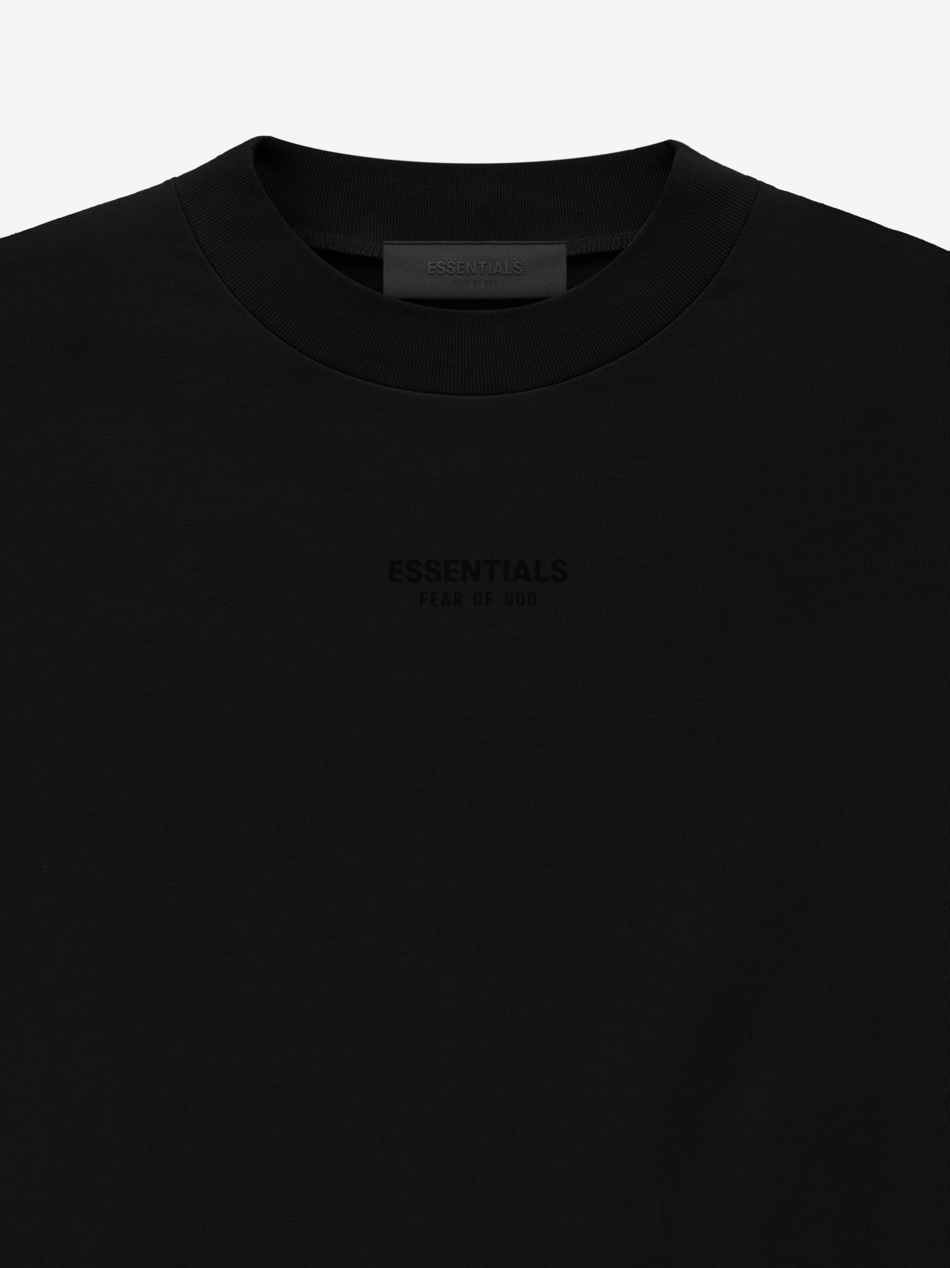 Fear of God Essentials FW23 Tee (Jet Black)