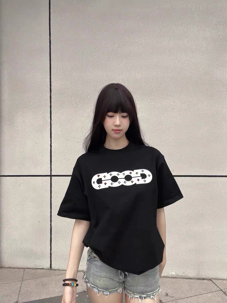 GOODBRAND Diamond Crystal Oversized Tee White