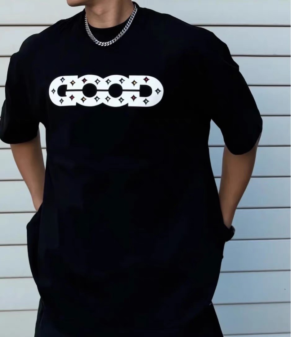 GOODBRAND Diamond Crystal Oversized Tee White