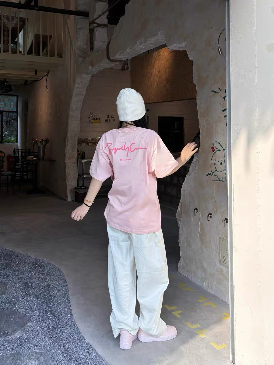 Remedy Crew Signature Logo Tee Pink