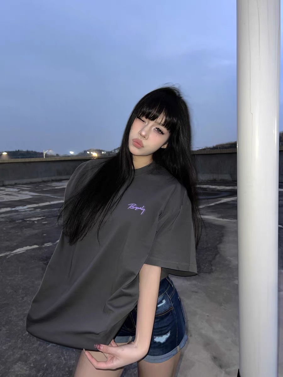 Remedy Crew Signature Logo Tee Dark Grey