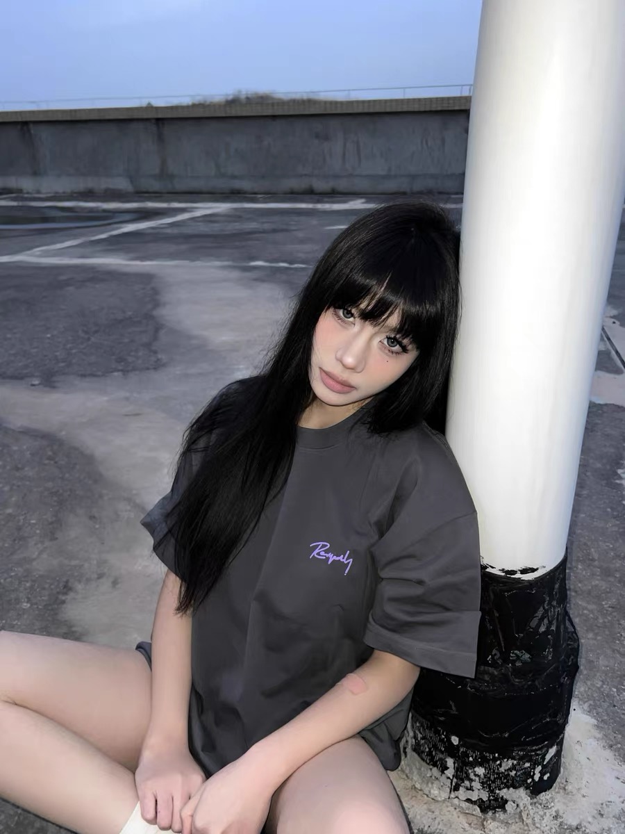 Remedy Crew Signature Logo Tee Dark Grey