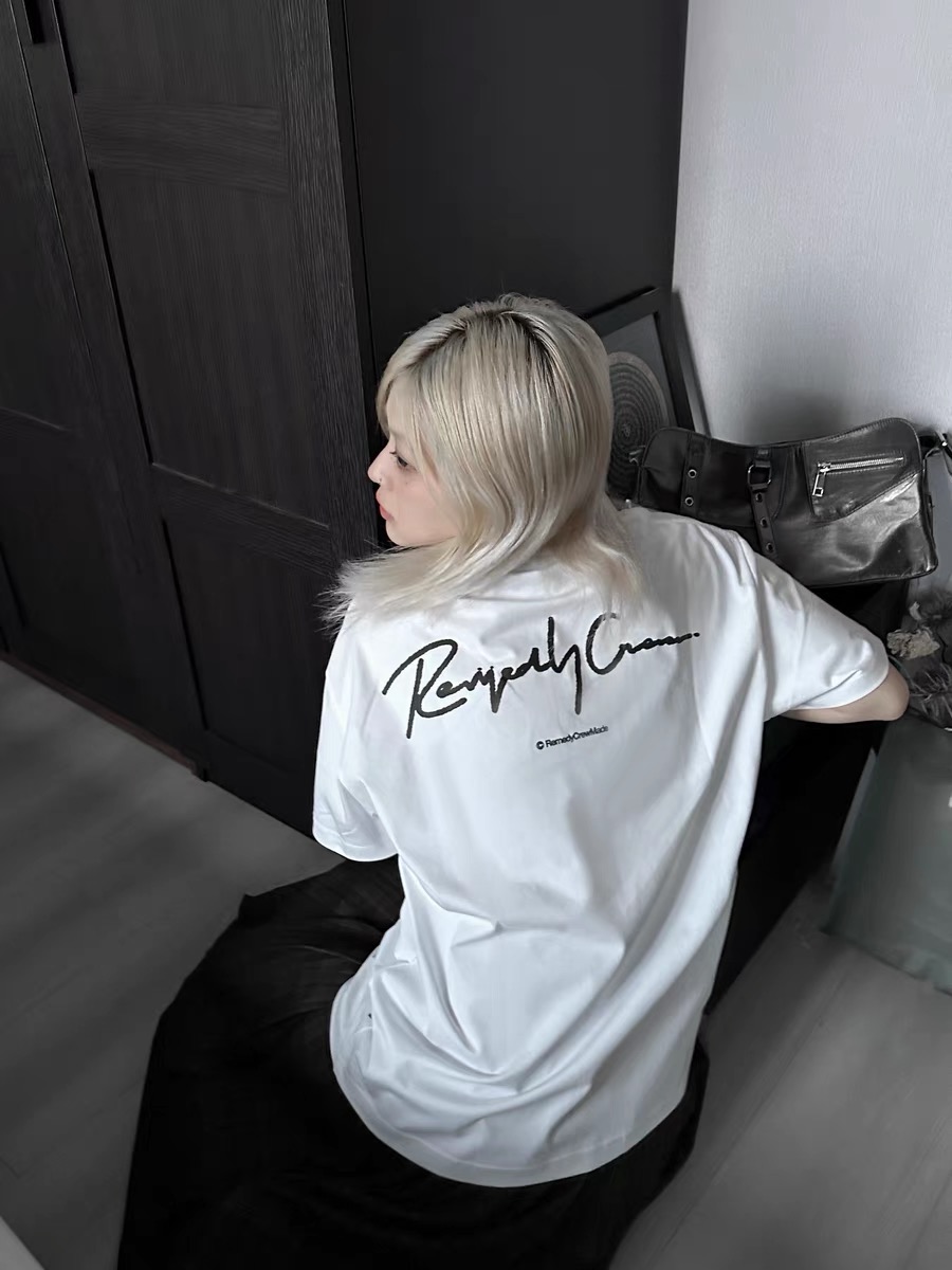 Remedy Crew Signature Logo Tee White
