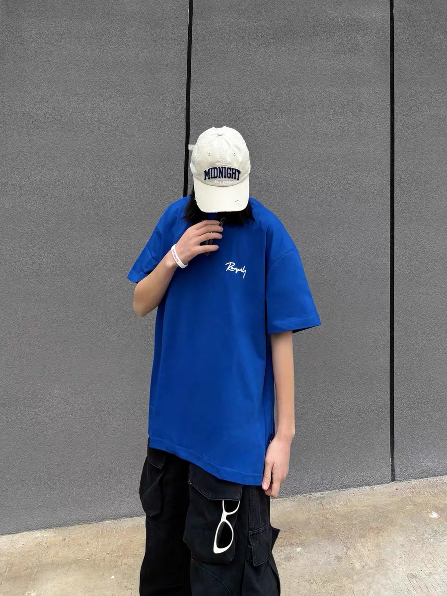 Remedy Crew Signature Logo Tee Royal Blue