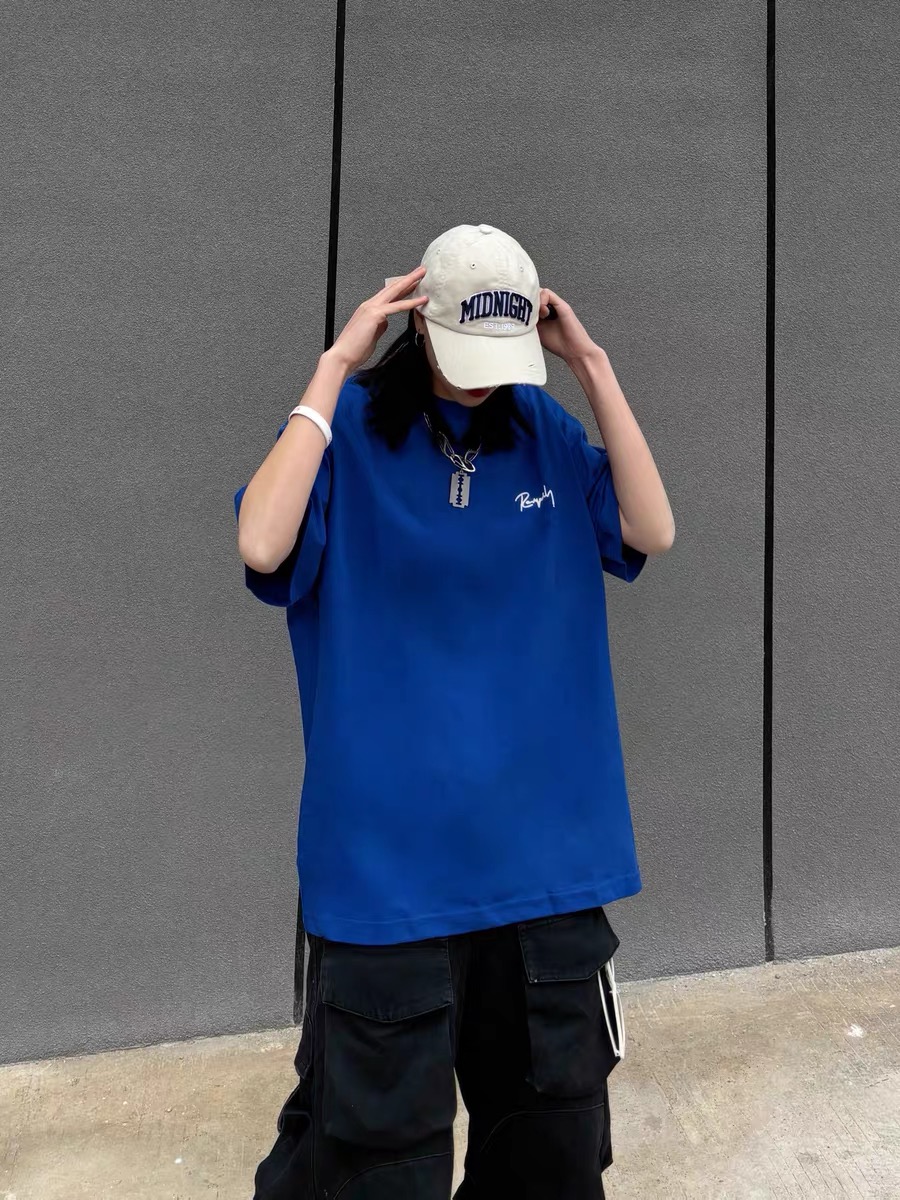 Remedy Crew Signature Logo Tee Royal Blue