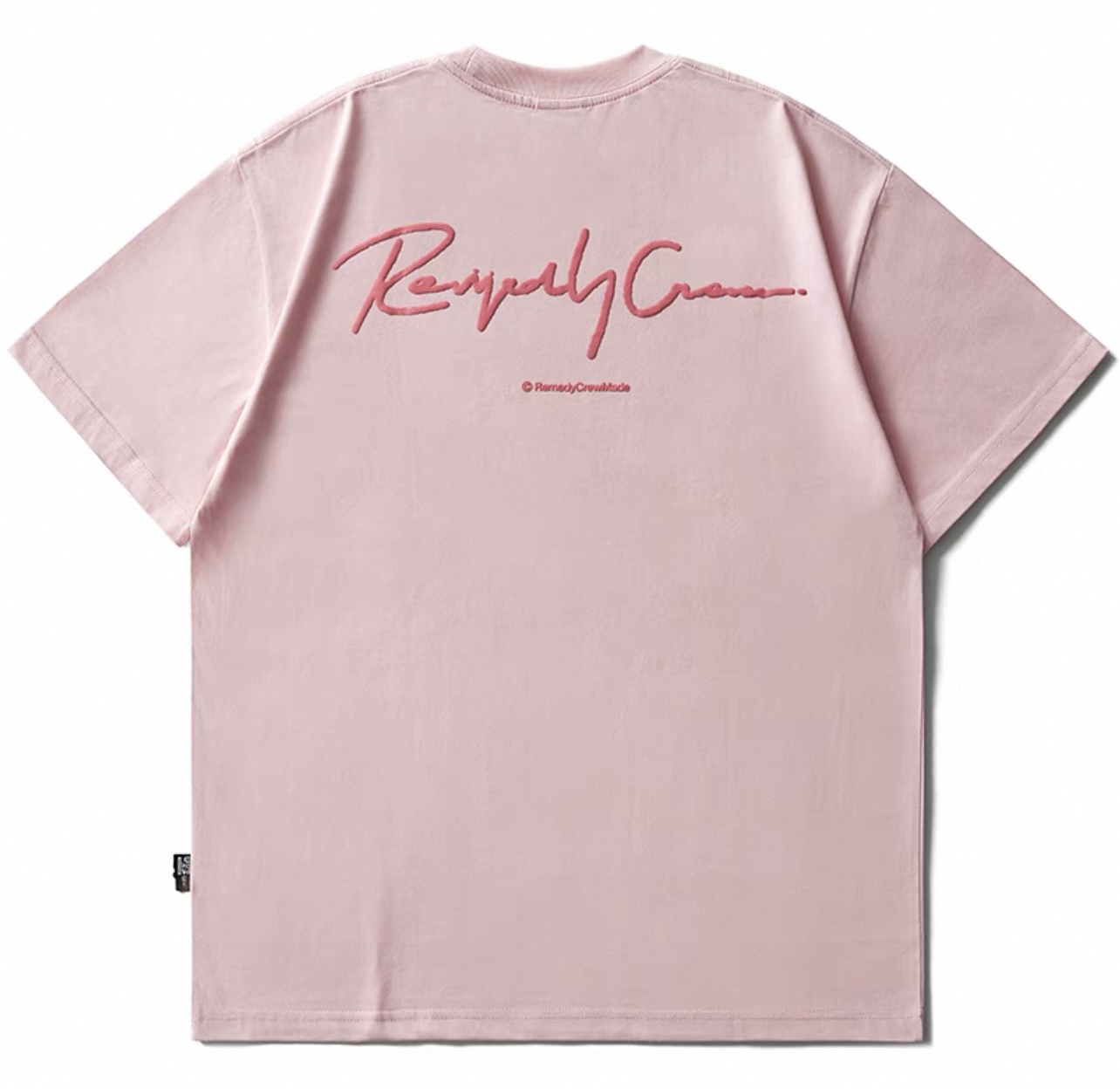 Remedy Crew Signature Logo Tee Pink